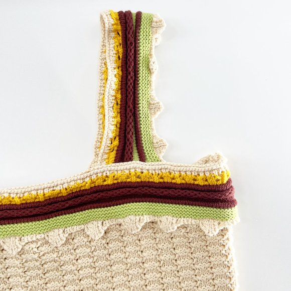 Marc New york Crochet Tank Top Size L NEW - Picture 3 of 8
